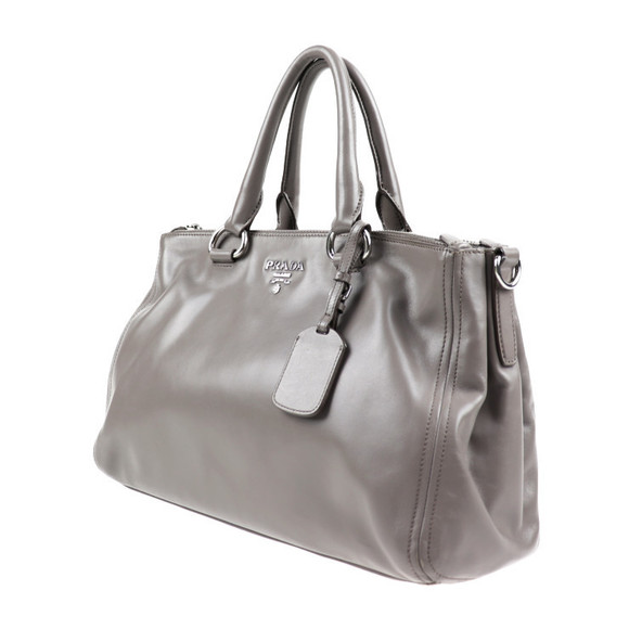 Prada Gray Handbag Leather - Picture 1 of 9